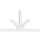 Ekena Millwork Richland Architectural Grade PVC Gable Bracket, 72"W x 39"H x 4"D x 4"F, 13/12 Pitch GBP072X39X0404RIC00 - alternate 3